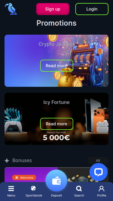 Promotions mobiles de Lukkly Casino