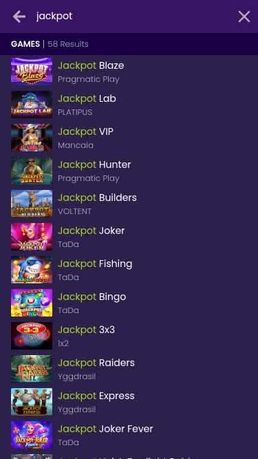 Jackpot mobile du casino Madnix