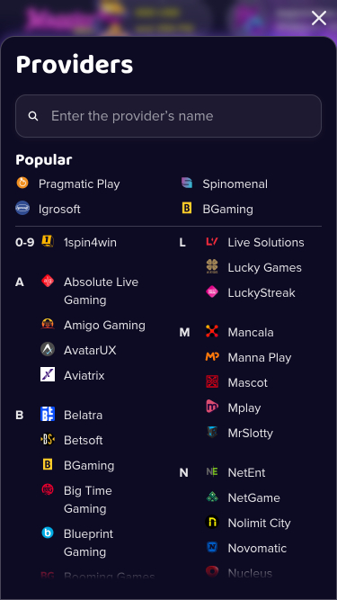 Desarrolladores de juegos móviles de Magico Casino