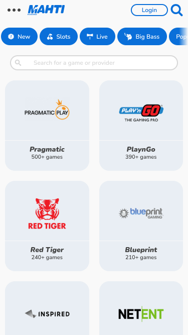 Mahti Casino Mobile Game Developers