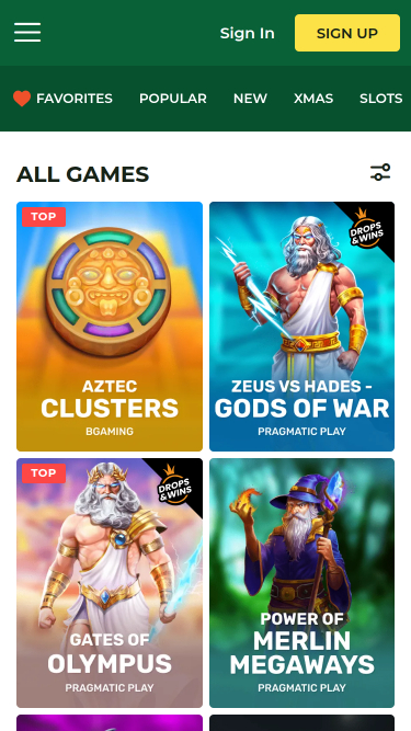 Mason Slots Casino Mobile Games