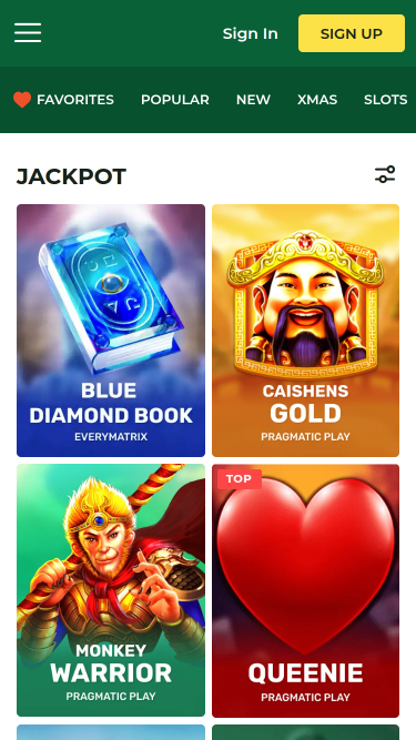 Mason Slots Casino Mobile Jackpot