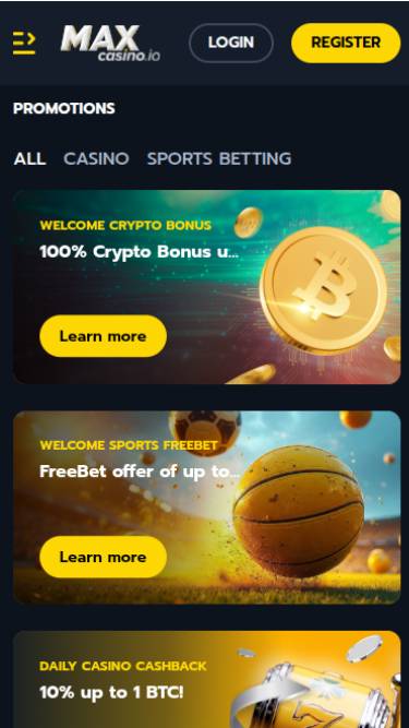 Promotions MaxCasino
