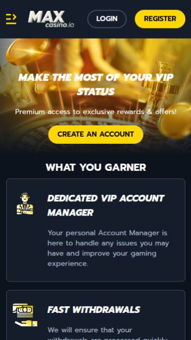 Programme VIP MaxCasino