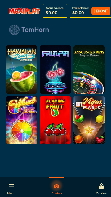 Разработчики мобильных игр для казино Maxiplay