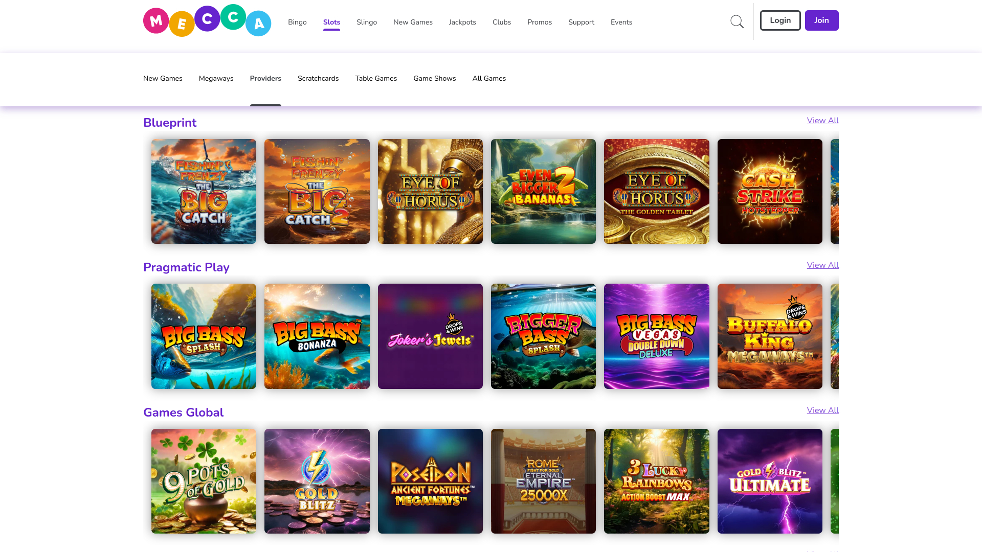 Mecca Bingo Casino Desktop Game Developers