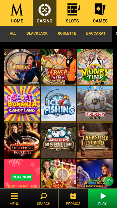 Mega Casino Mobile Game Shows