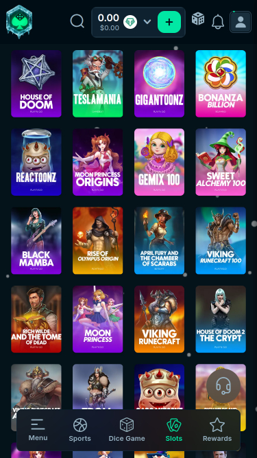 Jeux mobiles de casino Mega Dice