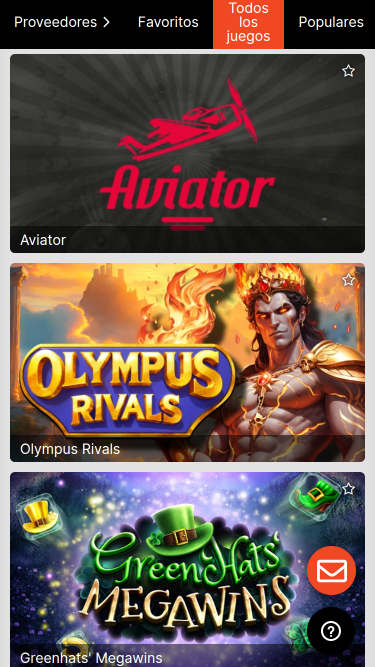 Giochi per dispositivi mobili del casinò Mexbet