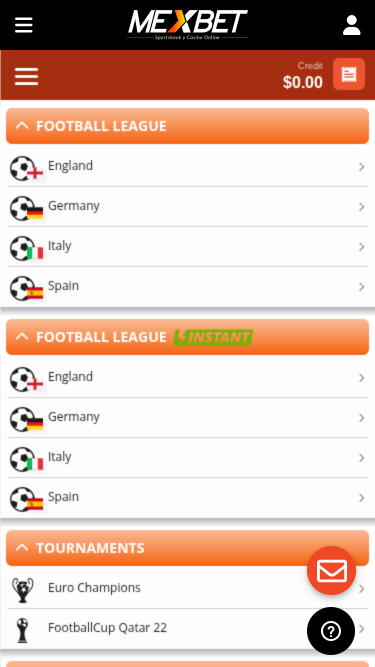 Mexbet Casino Mobile Sport Virtuali