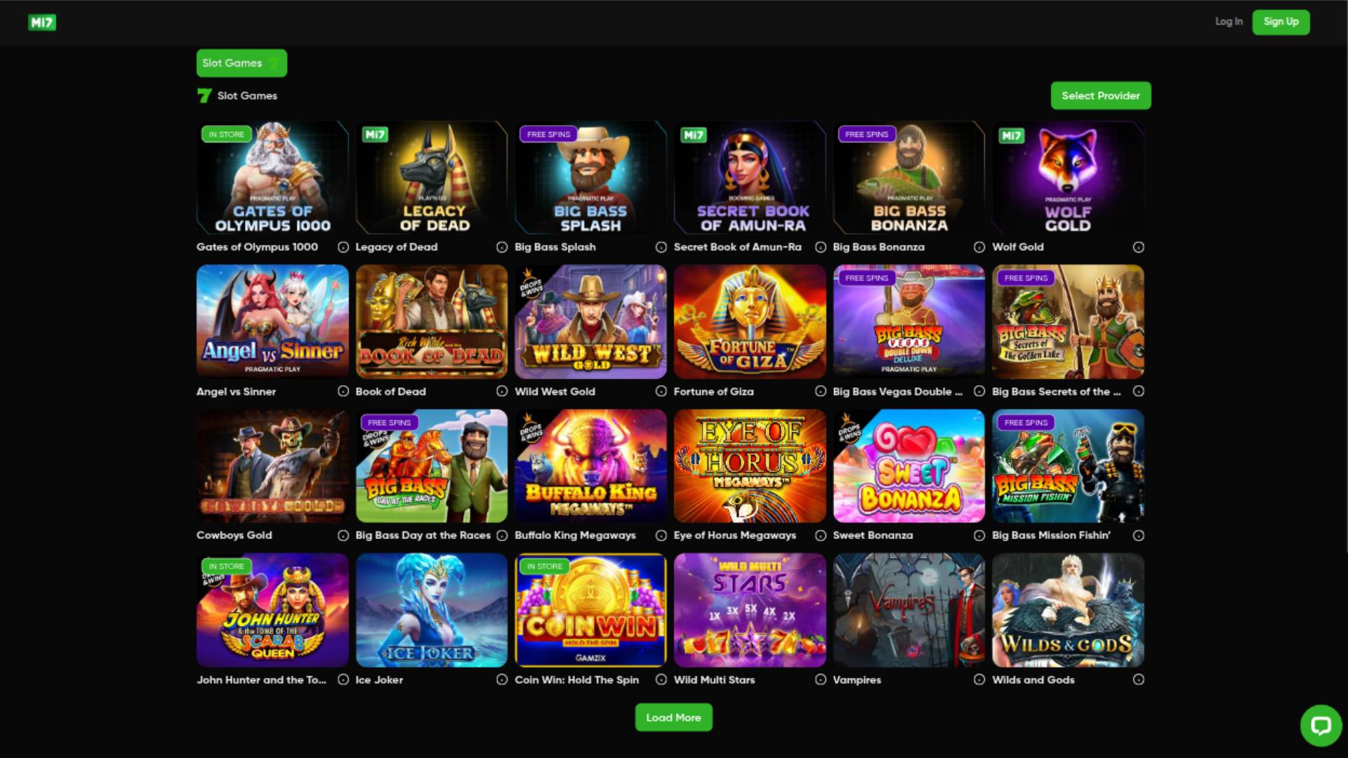 Jeux de casino Mi7