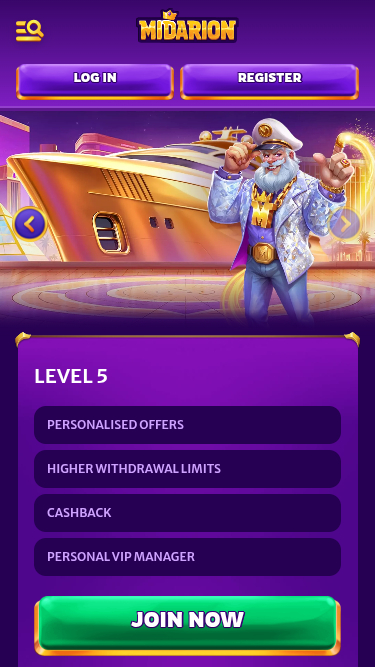 Midarion Casino VIP Mobile
