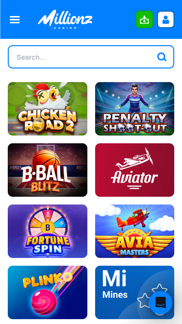 Millionz Casino Mobile Crash Games
