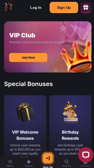 Minebit Casino Live VIP Mobile