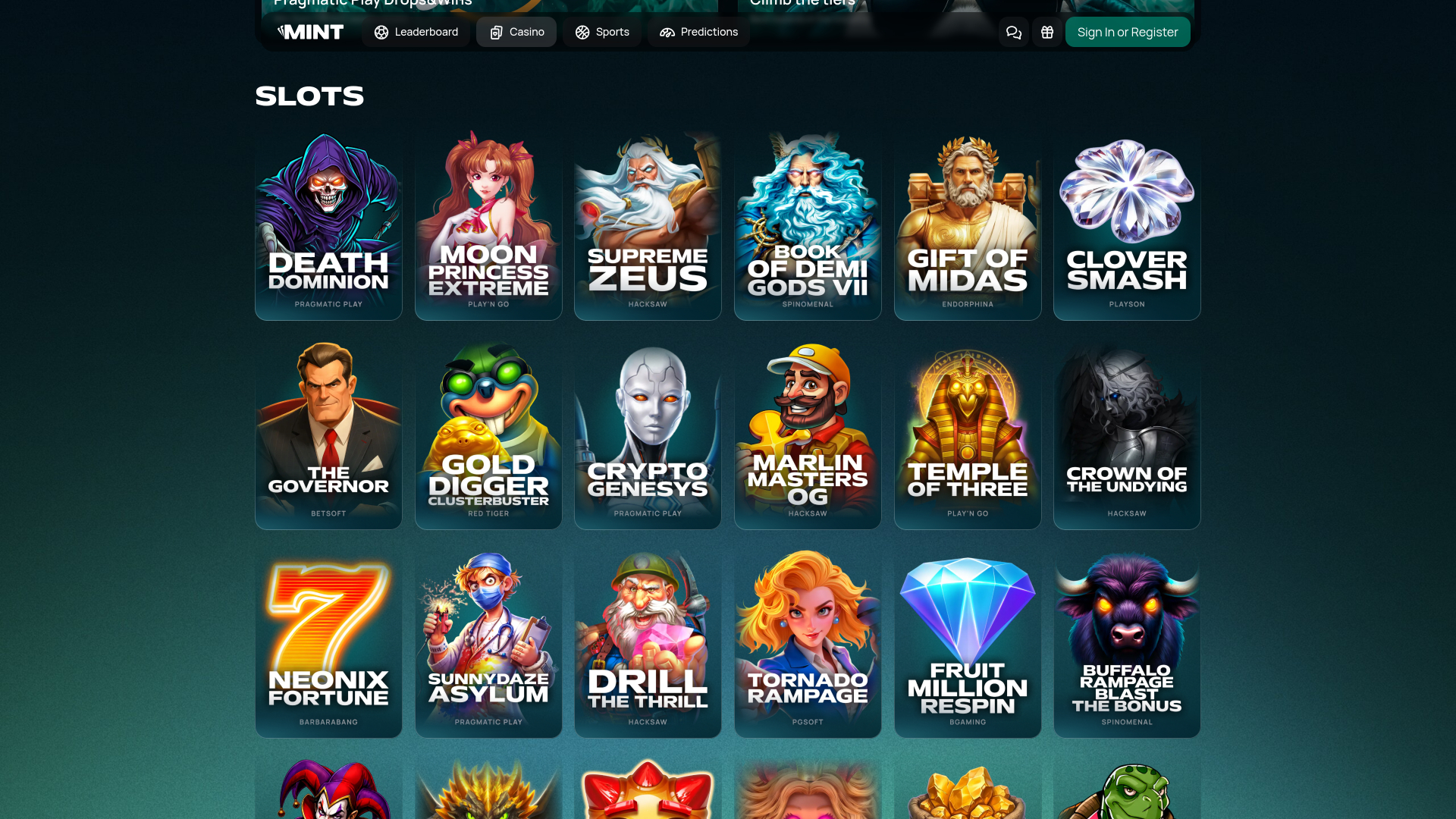 Juegos de escritorio de Mint.io