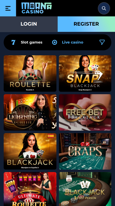 Casino mobile Moana avec croupier en direct
