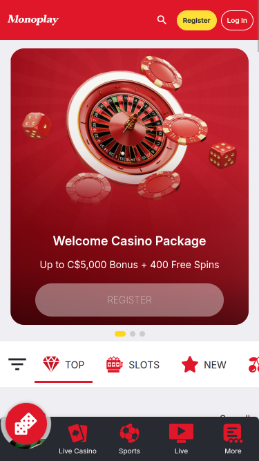 MonoPlay Casino-Spiele für Mobilgeräte