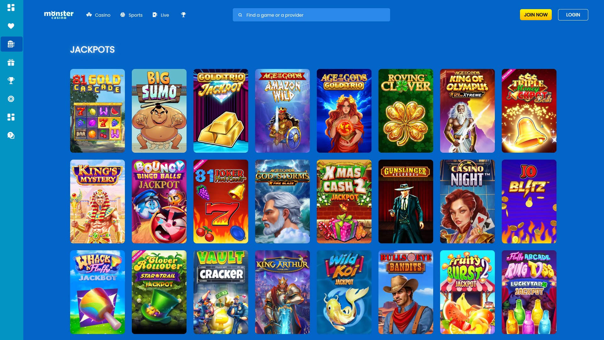 Monster Casino Desktop Jackpot