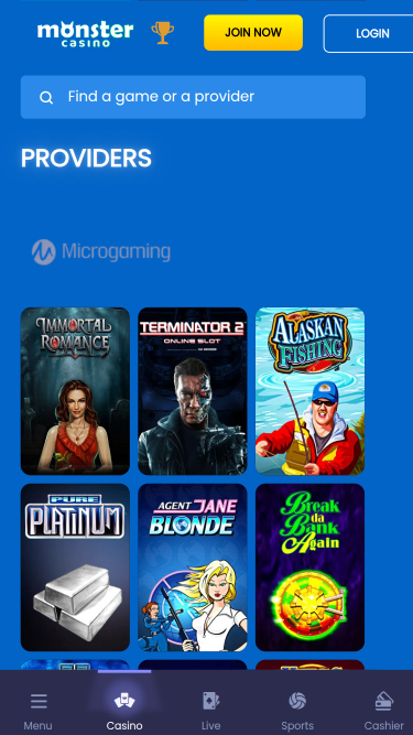 Monster Casino Mobile Game Developers