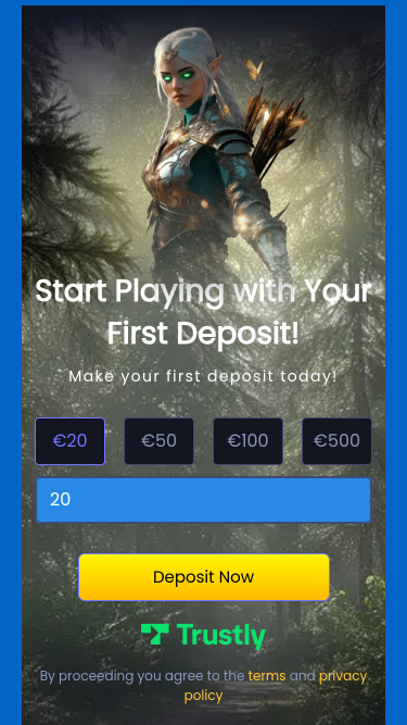 Monster Casino Mobile Homepage