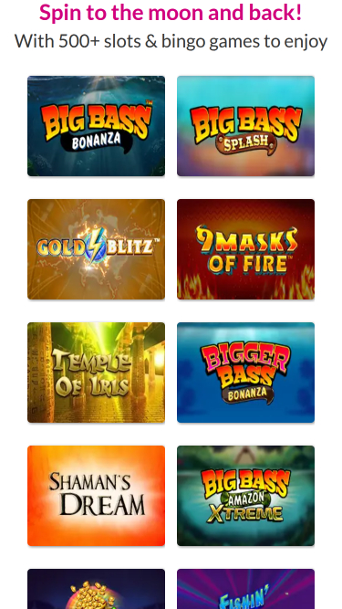 Moon Bingo Casino Mobile Games