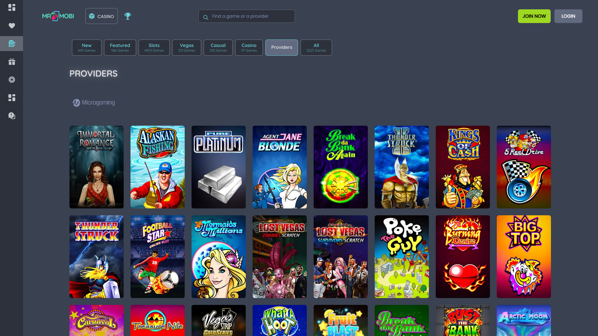 Mr Mobi Casino Desktop Game developers