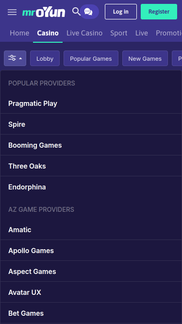Développeurs de jeux mobiles de casino MrOyun