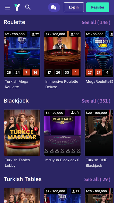 Casino mobile MrOyun avec croupier en direct