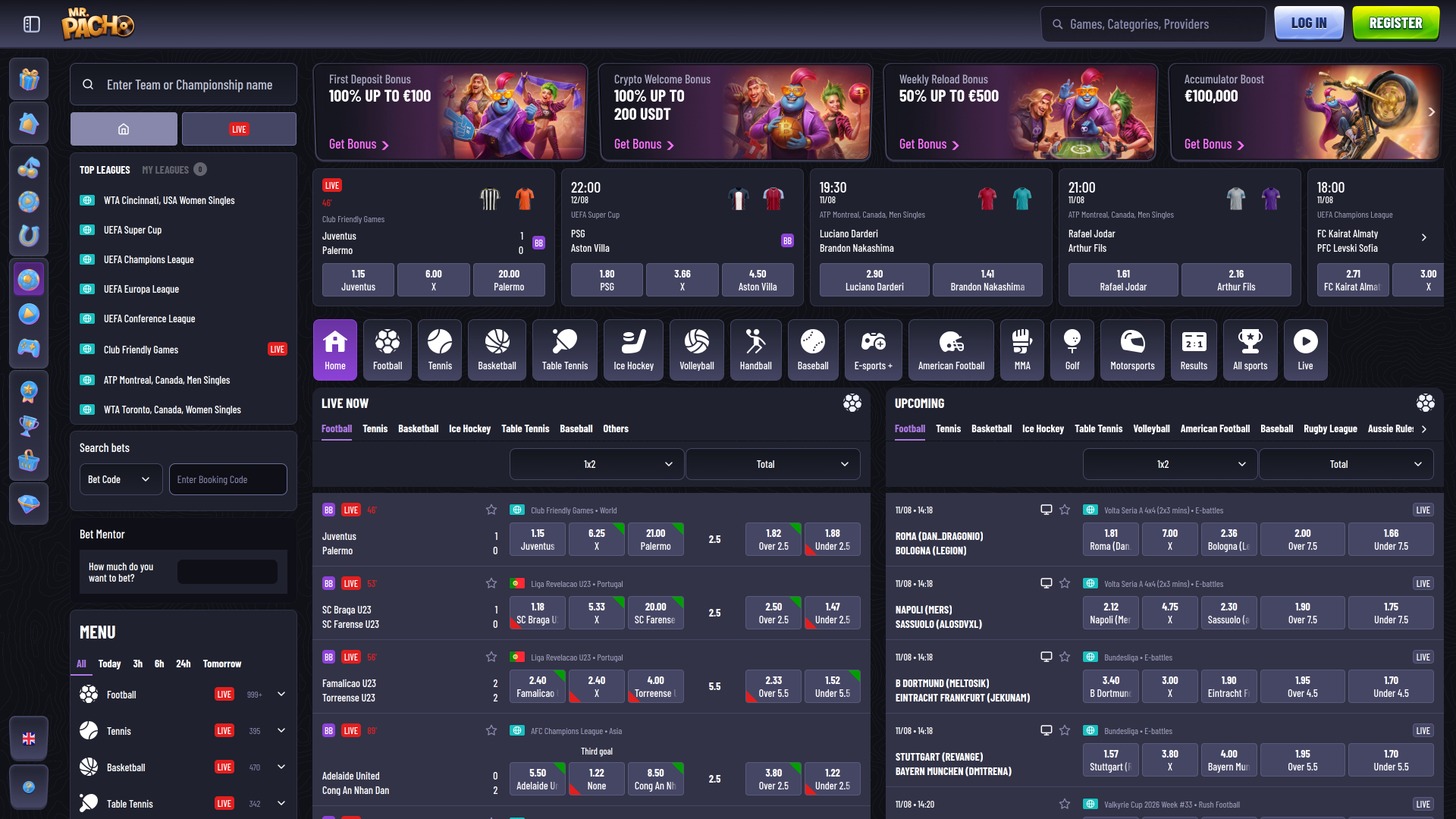 Développeurs de jeux de casino pour ordinateur MrPacho