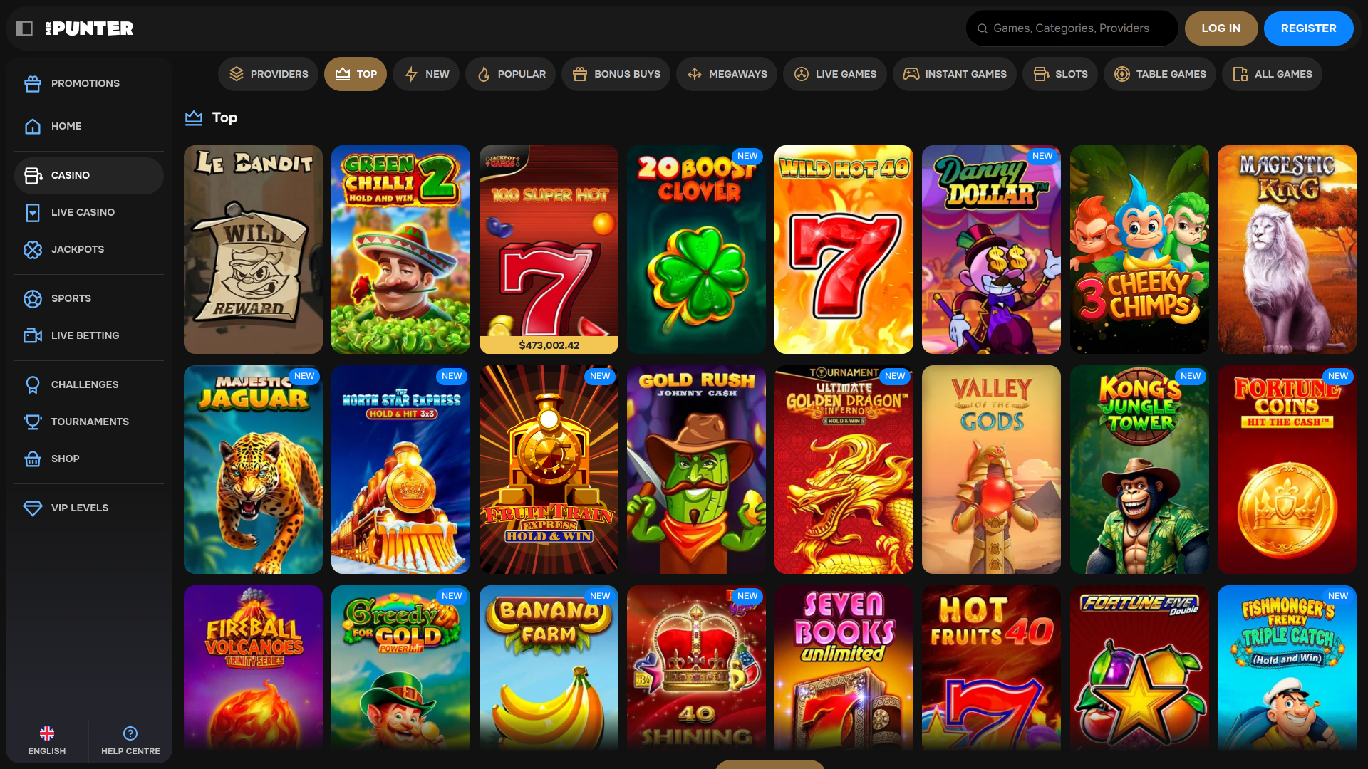 MrPunter Casino Desktop-Spiele