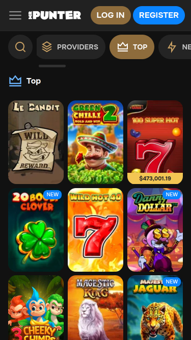 MrPunter Casino Mobile Games