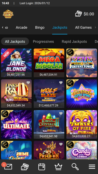 Premio mayor móvil de Mummys Gold Casino