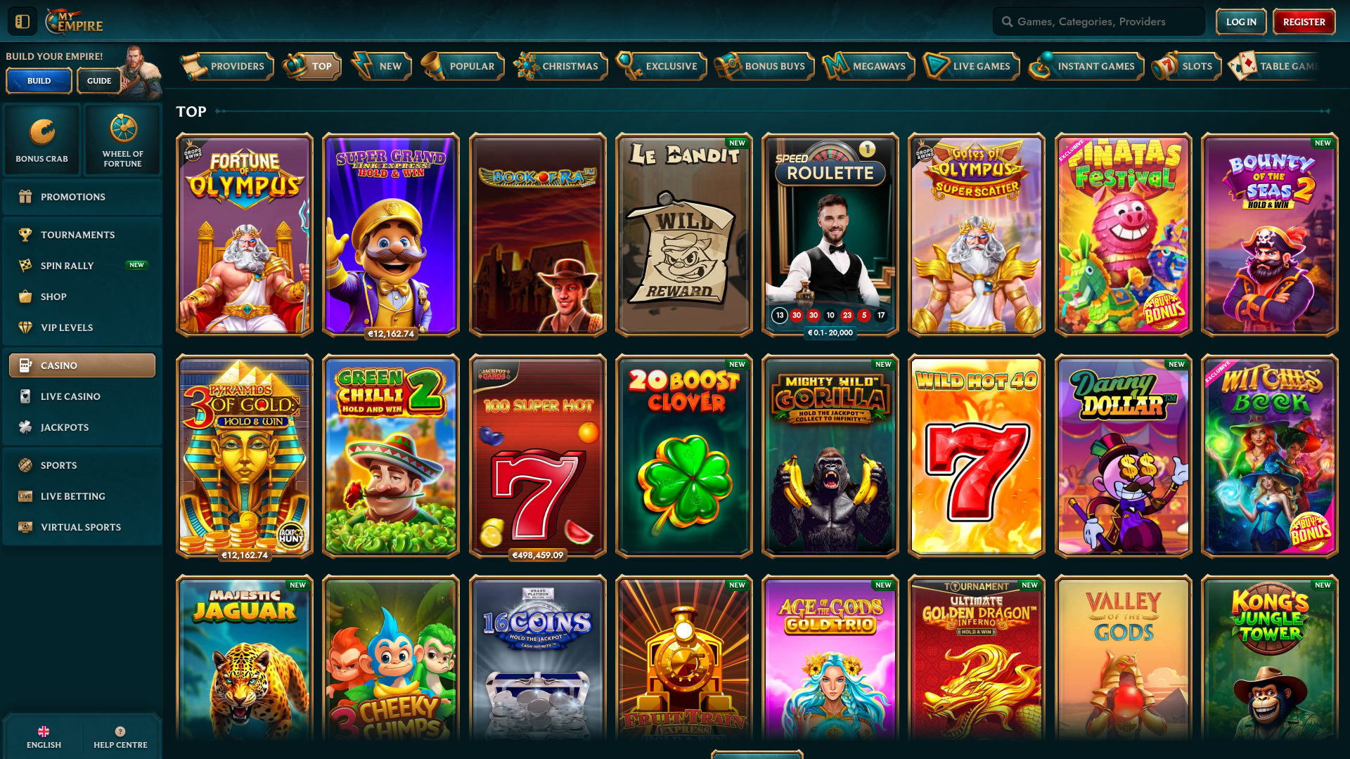 Jeux de casino My Empire sur ordinateur