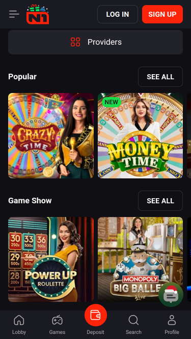 N1 Casino Mobile Croupier en direct