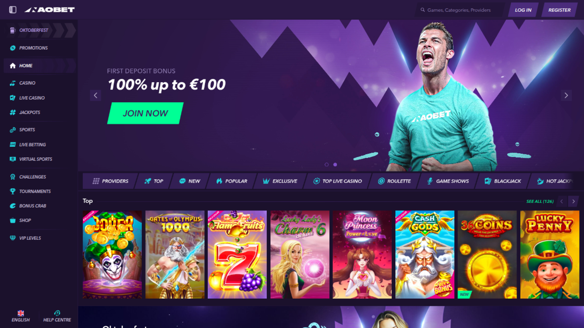Naobet Casino Homepage