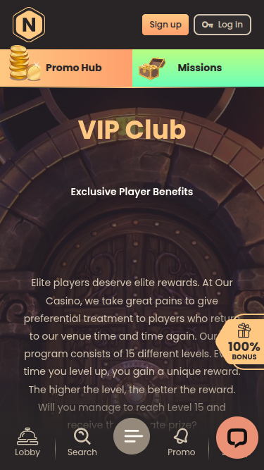 National Casino Mobile VIP Program