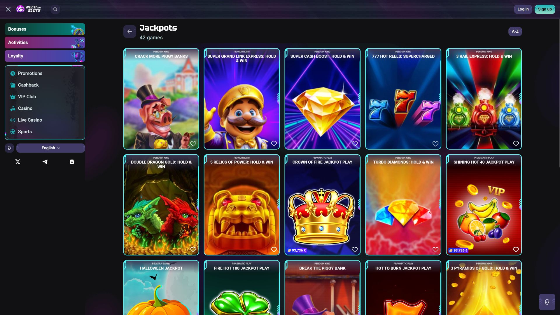 Need for Slots Casino Desktop Jackpot