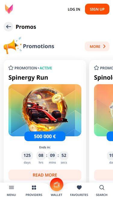 Promociones móviles de Nika Casino