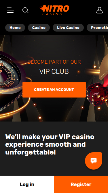 Programme VIP mobile de NitroCasino