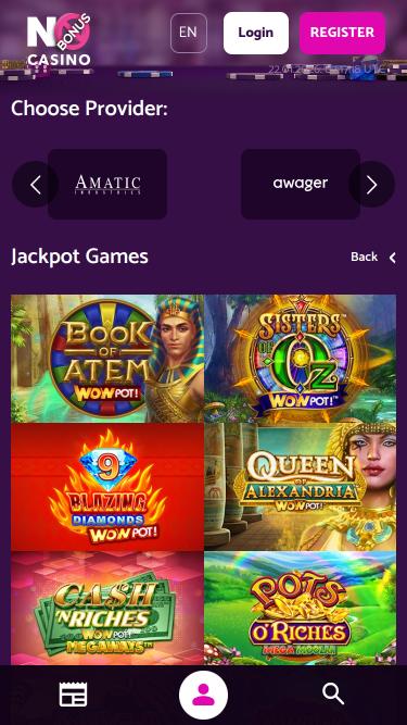 Kein Bonus Casino Mobile Jackpot