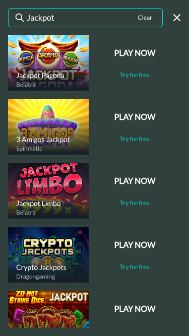 Jackpot mobile du casino NonStop