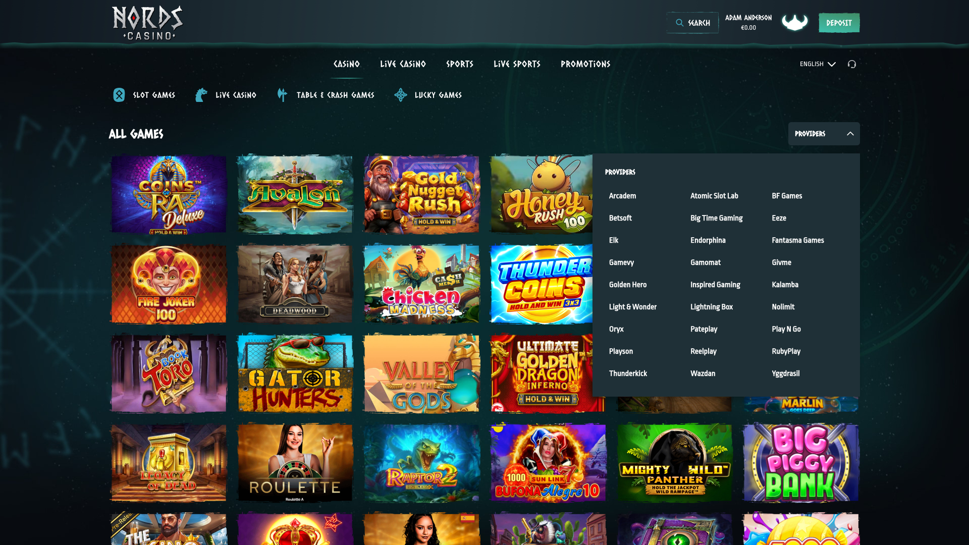 Nords Casino Desktop Game Developers