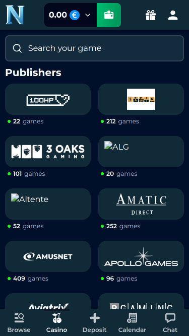 Norsewin Casino Mobile Game developers