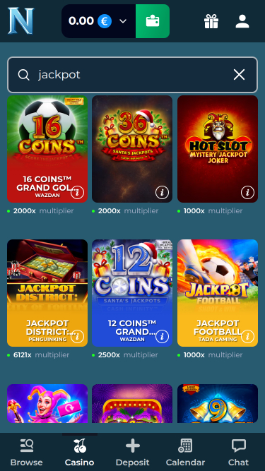 Norsewin Casino mobile Jackpot