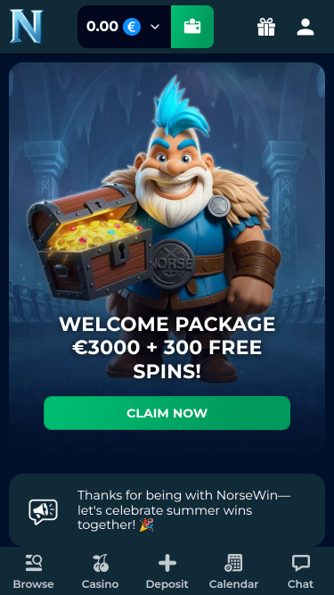 Norsewin Casino Mobile Promotions