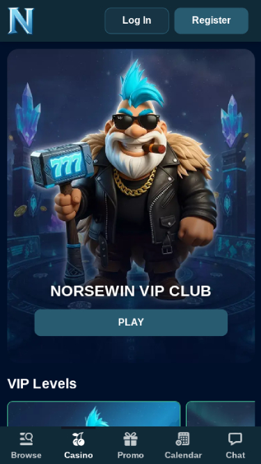 VIP screenshot of Norsewin Casino for Mobile