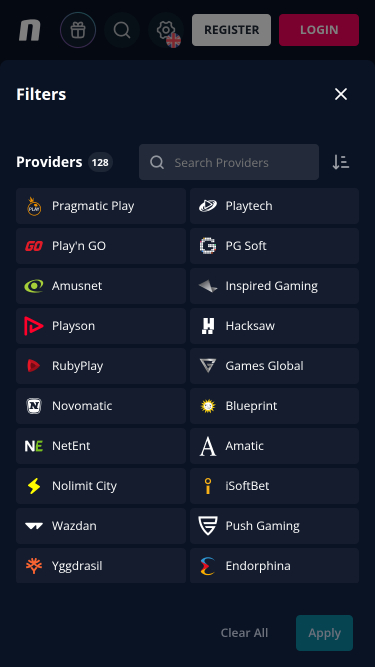 Entwickler von mobilen Spielen im Novibet Casino