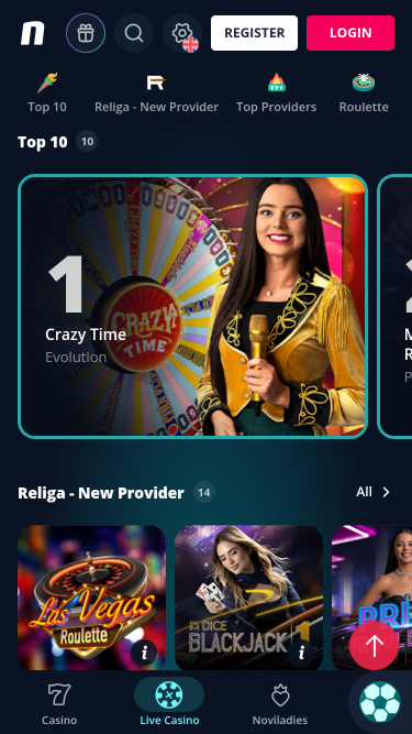 Novibet Casino Mobile Live Dealer