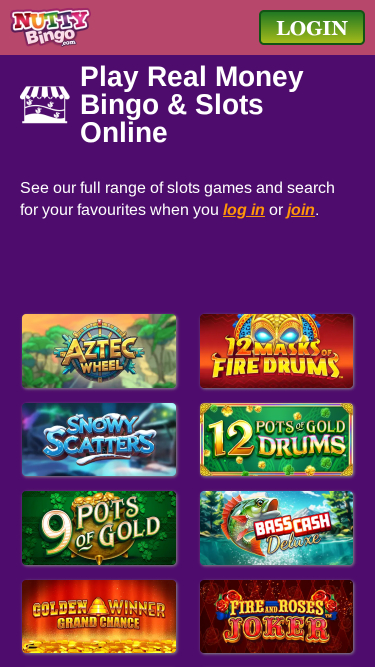 Giochi per cellulari Nutty Bingo Casino