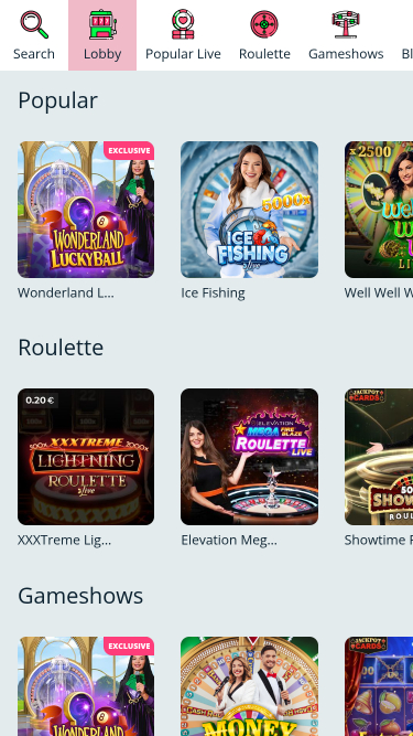 Nutz Casino Mobile Live Dealer